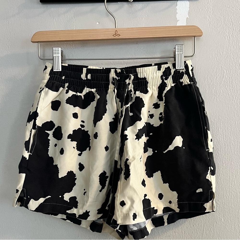 Cow Print Women's Shorts
